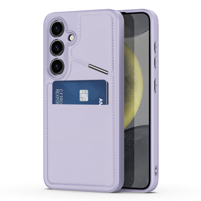 Dux Ducis - Telefoon Hoesje geschikt voor de Samsung Galaxy A55 5G - Rafi Series - Back Cover - Paars