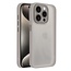 Case2go - Telefoonhoesje geschikt voor iPhone 15 Pro Max - Back Cover - Variete Hoes - Grijs