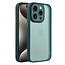 Case2go - Telefoonhoesje geschikt voor iPhone 15 Pro Max - Back Cover - Variete Hoes - Donkergroen