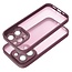 Case2go - Telefoonhoesje geschikt voor iPhone 15 Pro Max - Back Cover - Variete Hoes - Paars