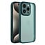 Case2go - Telefoonhoesje geschikt voor iPhone 15 Pro - Back Cover - Variete Hoes - Donkergroen