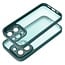 Case2go - Telefoonhoesje geschikt voor iPhone 15 Pro - Back Cover - Variete Hoes - Donkergroen