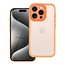 Case2go Case2go - Telefoonhoesje geschikt voor iPhone 15 Pro - Back Cover - Variete Hoes - Oranje