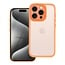 Case2go - Telefoonhoesje geschikt voor iPhone 15 Pro - Back Cover - Variete Hoes - Oranje