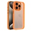 Case2go - Telefoonhoesje geschikt voor iPhone 15 Pro - Back Cover - Variete Hoes - Oranje