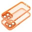 Case2go - Telefoonhoesje geschikt voor iPhone 15 Pro - Back Cover - Variete Hoes - Oranje