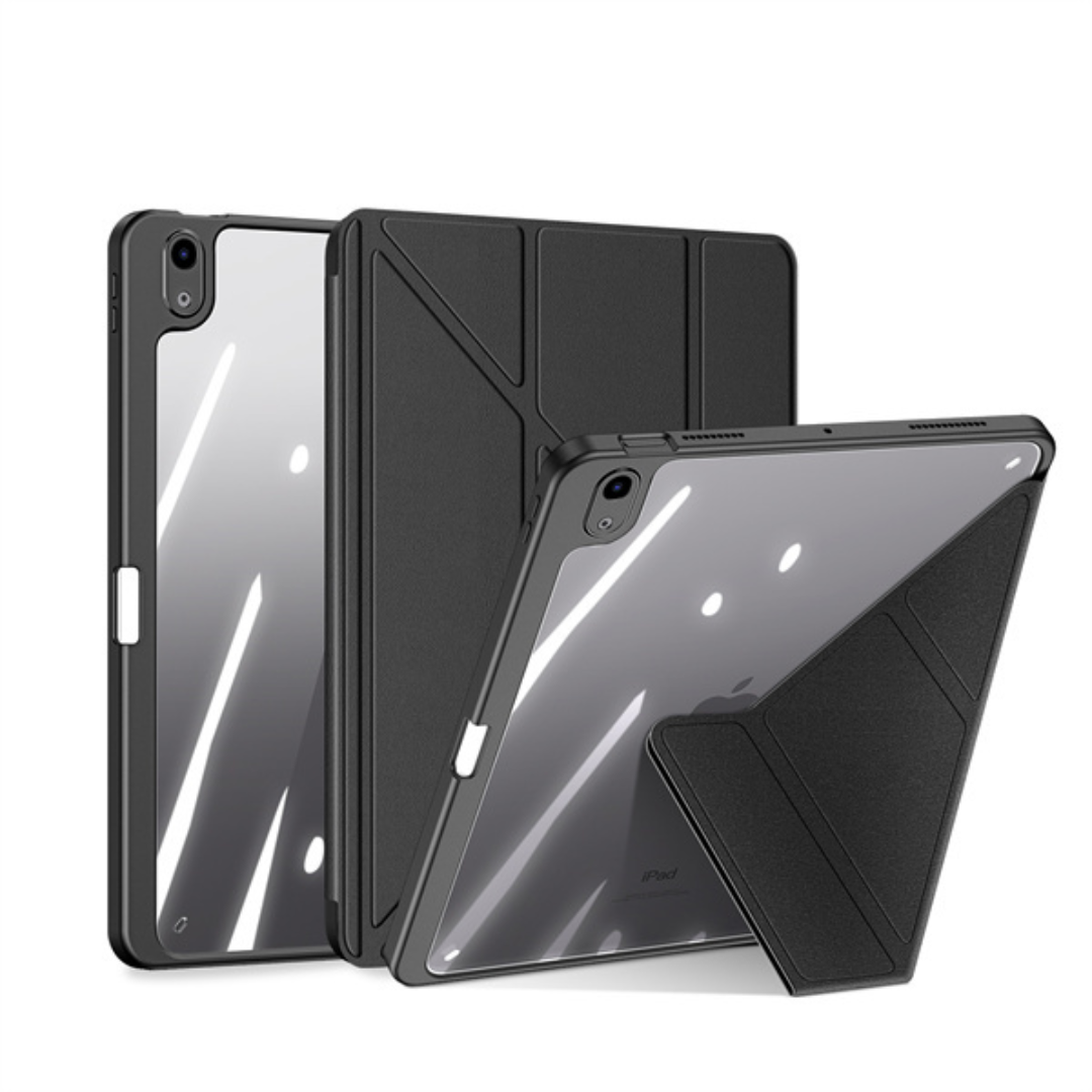 Dux Ducis - Hoes geschikt voor Apple iPad Air 13 (2024) - Magneet sluiting - Auto Sleep/Wake functie - Met Pencil houder - Zwart afbeelding