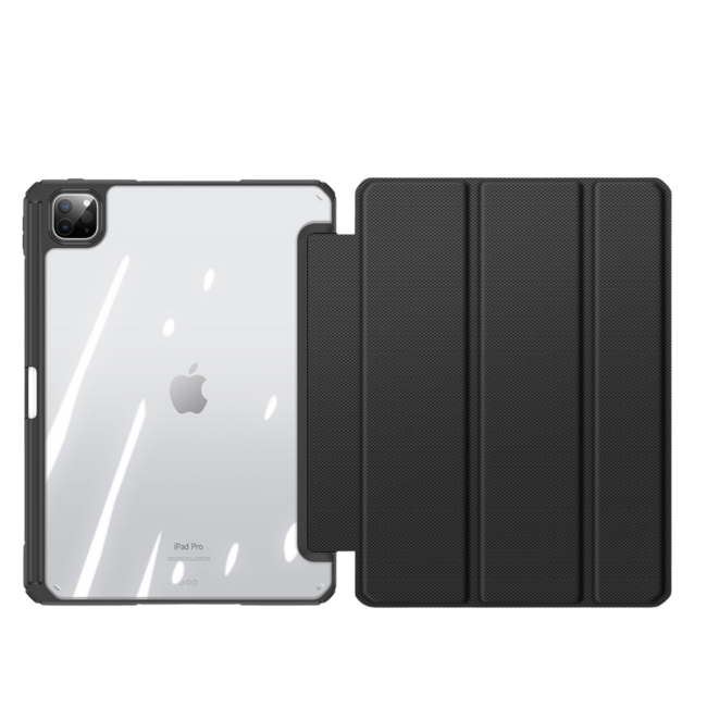 Dux Ducis - Tablet hoes geschikt voor Apple iPad Pro 13 (2025/2024) - Toby Series - Auto Wake/Sleep functie - Met Pencil houder - Zwart