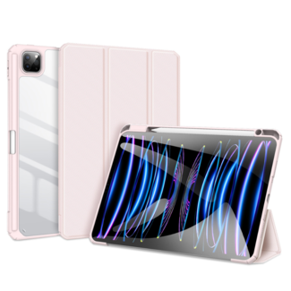Dux Ducis Dux Ducis - Tablet hoes geschikt voor Apple iPad Pro 13 (2024) - Toby Series - Auto Wake/Sleep functie - Met Pencil houder - Roze