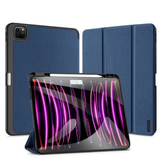 Dux Ducis Dux Ducis - Tablet hoes geschikt voor Apple iPad Pro 11 (2025) / Apple iPad Pro 11 (2024) - 11 Inch - Domo Book Case - Auto Wake/Sleep functie - Donker Blauw