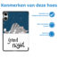 Case2go - Tablet hoes geschikt voor Xiaomi Redmi Pad Pro (2024) - Tri-fold hoes met Auto/Wake Functie - 12.1 inch - Don&#039;t Touch Me