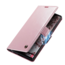 CaseMe - Telefoonhoesje geschikt voor Samsung Galaxy S24 Ultra - Flip Wallet Case - Magneetsluiting - Roze