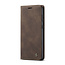 Caseme - Telefoonhoesje geschikt voor Samsung Galaxy A15 - Wallet Book Case - Met Magnetische Sluiting - Donker Bruin