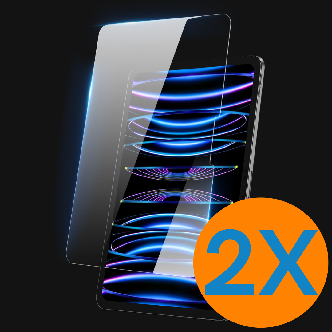 Dux Ducis - 2 Pack - Screenprotector geschikt voor Apple Ipad Air 6 - 10.9 inch (2024) - Tempered Glass Screenprotector - Transparant afbeelding