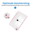 Case2go - Tablet hoes geschikt voor Apple iPad Air 13 (2024) - Acrylic Trifold case met Pencil houder - Roze