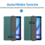 Hoes geschikt voor Apple iPad Air 13 (2025) / iPad Air 13 (2024) - 13 Inch - Tri-Fold Book Case met Stylus Pen houder - TPU - Donkergroen