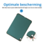 Hoes geschikt voor Apple iPad Air 13 (2025) / iPad Air 13 (2024) - 13 Inch - Tri-Fold Book Case met Stylus Pen houder - TPU - Donkergroen