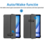 Hoes geschikt voor Apple iPad Air 13 (2025) / iPad Air 13 (2024) - 13 Inch - Tri-Fold Book Case met Stylus Pen houder - TPU - Grijs