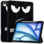 Hoes geschikt voor Apple iPad Air (2024) - 13 Inch - Tri-Fold Book Case met Stylus Pen houder - TPU - Don&#039;t Touch Me