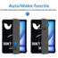 Hoes geschikt voor Apple iPad Air (2024) - 13 Inch - Tri-Fold Book Case met Stylus Pen houder - TPU - Don&#039;t Touch Me