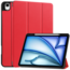 Hoes geschikt voor Apple iPad Air 13 (2025) / iPad Air 13 (2024) - 13 Inch - Tri-Fold Book Case met Stylus Pen houder - TPU - Rood