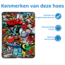 Hoes geschikt voor Apple iPad Air (2024) - 13 Inch - Tri-Fold Book Case met Stylus Pen houder - TPU - Graffiti