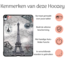 Hoozey - Tablet hoes geschikt voor iPad Air (2024) - Tri-fold hoes met auto/wake functie - 11 inch - Eiffeltoren