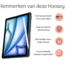 Hoozey - Tablet hoes geschikt voor iPad Air (2024) - Acrylic Trifold case met Pencil houder - 11 inch - Donkergroen