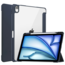 Hoozey - Tablet hoes geschikt voor iPad Air (2024) - Acrylic Trifold case met Pencil houder - 11 inch - Donkerblauw