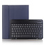 Case2go Case2go - Bluetooth Toetsenbord hoes geschikt voor Apple iPad Pro 11 (2024) - QWERTY - Auto Wake/Sleep functie - Met Pencil Houder - Donker Blauw