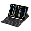Case2go - Bluetooth Toetsenbord hoes geschikt voor Apple iPad Pro 11 (2024) - QWERTY - Auto Wake/Sleep functie - Met Pencil Houder - Donker Blauw
