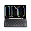 Case2go - Bluetooth Toetsenbord hoes geschikt voor Apple iPad Pro 11 (2024) - QWERTY - Auto Wake/Sleep functie - Met Pencil Houder - Donker Blauw