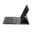 Case2go - Bluetooth Toetsenbord hoes geschikt voor Apple iPad Pro 11 (2024) - QWERTY - Auto Wake/Sleep functie - Met Pencil Houder - Donker Blauw