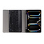 Case2go - Bluetooth Toetsenbord hoes geschikt voor Apple iPad Pro 11 (2024) - QWERTY - Auto Wake/Sleep functie - Met Pencil Houder - Donker Blauw