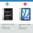 Case2go - Bluetooth Toetsenbord hoes geschikt voor Apple iPad Pro 11 (2024) - QWERTY - Auto Wake/Sleep functie - Met Pencil Houder - Donker Blauw