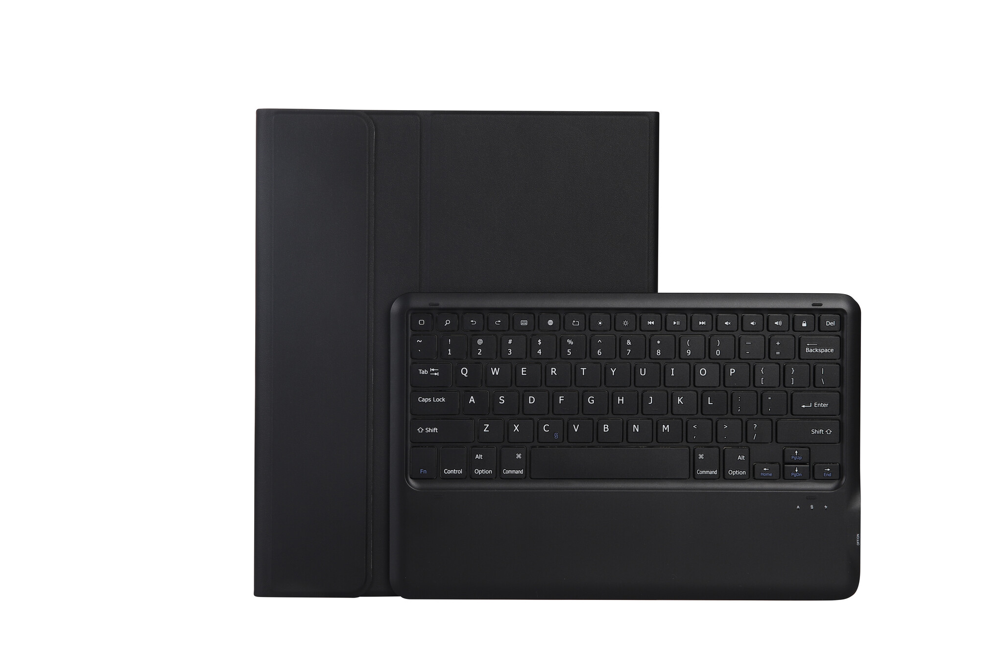 Case2go - Bluetooth Toetsenbord hoes geschikt voor Apple iPad Pro 13 (2024) - QWERTY - Auto Wake/Sleep functie - Met Pencil Houder - Zwart afbeelding