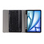 Case2go - Bluetooth Toetsenbord hoes geschikt voor Apple iPad Air (2024) / Apple iPad Air (2025) - 11 Inch - QWERTY - Auto Wake/Sleep functie - Met Pencil Houder - Donker Blauw