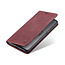 CaseMe - Telefoonhoesje geschikt voor OnePlus 12 - Wallet Book Case - Met Magnetische Sluiting - Rood