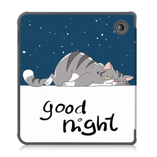 Case2go - Hoes geschikt voor Kobo Libra Colour - Flip Cover - Auto/Wake functie - TPU - Goodnight