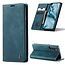 CaseMe - Telefoonhoesje geschikt voor OnePlus Nord - Wallet Book Case - Met Magnetische Sluiting - Blauw