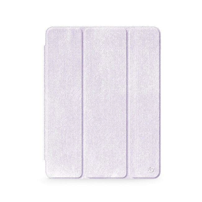 Dux Ducis - Tablet hoes geschikt voor Apple iPad 10.2 (2019-2021) - Unid Tri-fold Case - Met Pencilhouder en Auto/Wake Functie - Paars