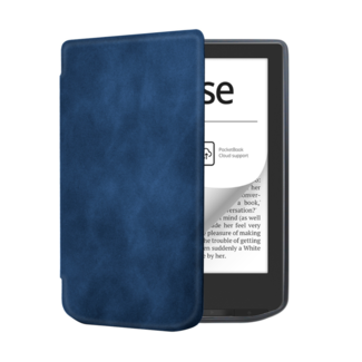 Case2go Case2go - E-reader Hoes geschikt voor PocketBook Verse / Pro - Sleepcover - Auto/Wake functie - Magnetische sluiting - Donker Blauw