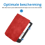 Case2go - E-reader Hoes geschikt voor PocketBook Verse / Pro - Sleepcover - Auto/Wake functie - Magnetische sluiting - Rood