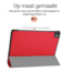 Hoozey - Tablet hoes geschikt voor Apple iPad Pro (2024) - 13 inch - Tablet hoes - Sleep Cover - Rood