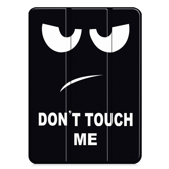 Hoozey - Tablet hoes geschikt voor Apple iPad Pro (2024) - 13 inch - Tablet hoes - Sleep Cover - Don&#039;t Touch Me