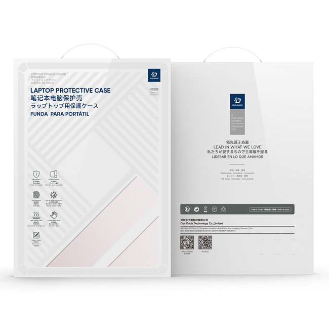 Dux Ducis - Laptoptas- Hoes geschikt voor Macbook Air 13.3 (2018-2020) - Laptop Sleeve- Laptop Tas- Warmte ventilatie - 360 Bescherming - Licht gewicht