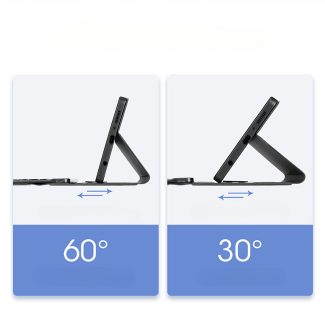 Dux Ducis - Toetsenbord hoes geschikt voor Apple iPad Pro 11 (2025) / Apple iPad Pro 11 (2024) - Afneembaar Magnetisch Toetsenbord - QWERTY - Tablet toetsenbord met touchpad - Zwart