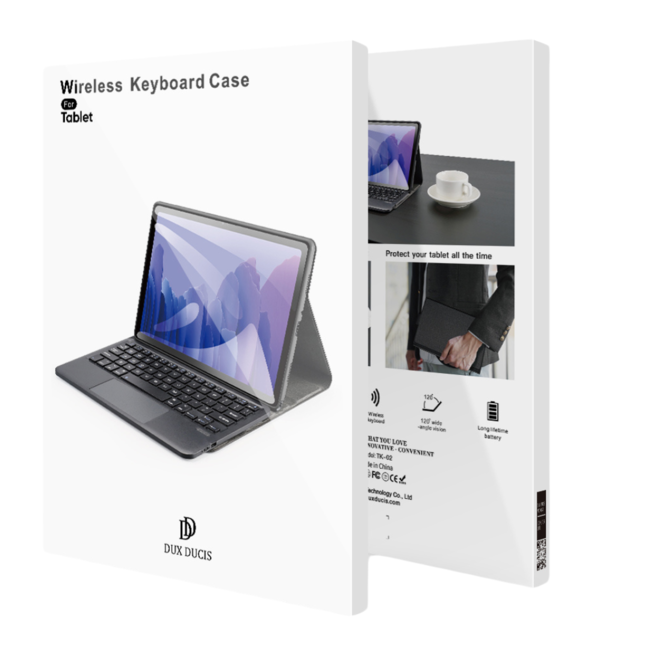 Dux Ducis - Toetsenbord hoes geschikt voor Apple iPad Pro 11 (2025) / Apple iPad Pro 11 (2024) - Afneembaar Magnetisch Toetsenbord - QWERTY - Tablet toetsenbord met touchpad - Zwart