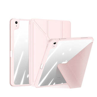 Dux Ducis Dux Ducis - Hoes geschikt voor Apple iPad Air (2024) - 11 Inch - Magneet sluiting - Auto Sleep/Wake functie - Met Pencil houder - Roze