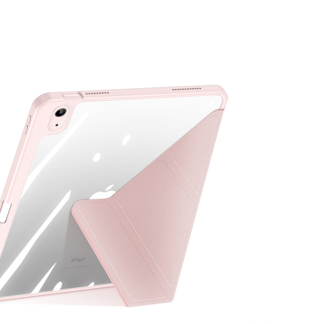Dux Ducis - Hoes geschikt voor Apple iPad Air (2024) - 11 Inch - Magneet sluiting - Auto Sleep/Wake functie - Met Pencil houder - Roze
